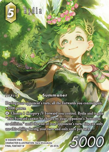 [28-072](L) Rydia (Full Art) (Foil)
