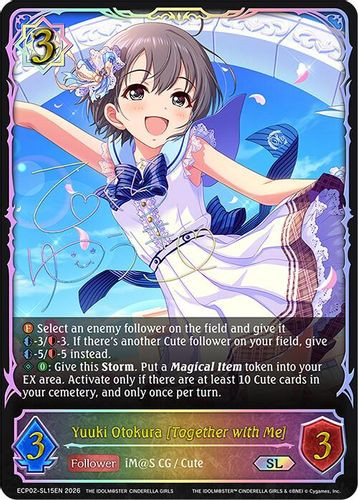 [ECP02-SL15EN](SL) Yuuki Otokura [Together with Me] (Super Legendary)