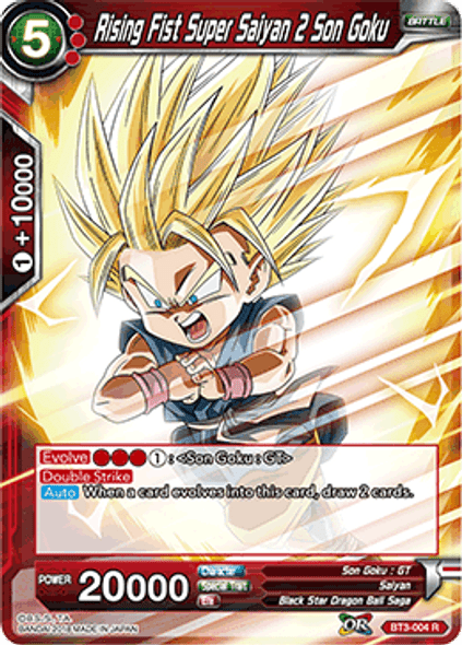 BT03-004R Rising Fist Super Saiyan 2 Son Goku