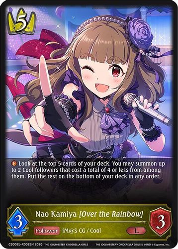 [CSD02b-R002EN](L) Nao Kamiya [Over the Rainbow] (ECP02 Spotlight Pack)