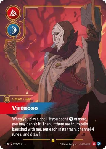 |RB03|[UNL-226/219](SC) Jhin - Virtuoso {Foil}