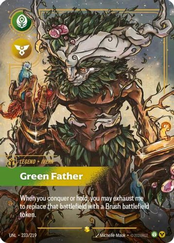 |RB03|[UNL-233/219](SC) Ivern - Green Father {Foil}
