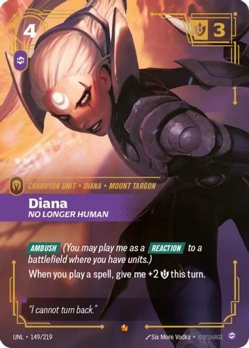 |RB03|[UNL-149/219](E) Diana - No Longer Human {Foil}