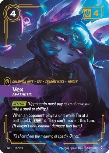 |RB03|[UNL-150/219](E) Vex - Apathetic {Foil}