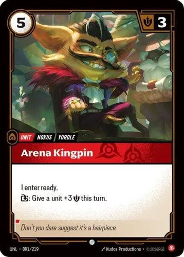 |RB03|[UNL-001/219](C) Arena Kingpin {Foil}
