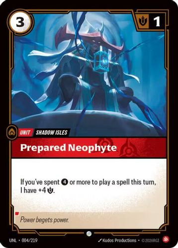 |RB03|[UNL-004/219](C) Prepared Neophyte {Foil}
