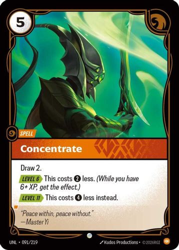 |RB03|[UNL-091/219](C) Concentrate {Foil}