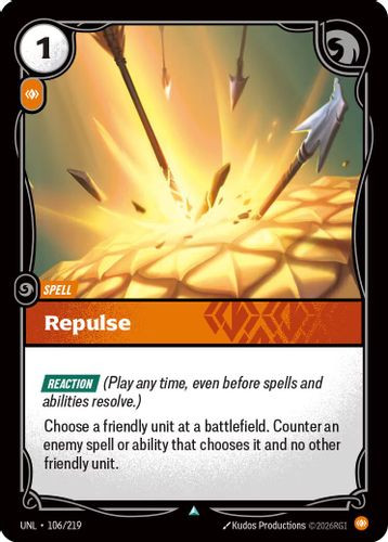 |RB03|[UNL-106/219](U) Repulse {Foil}