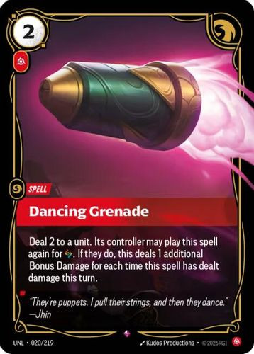 |RB03|[UNL-020/219](R) Dancing Grenade {Foil}