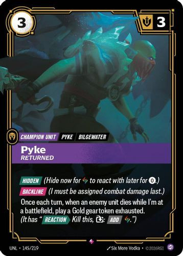 |RB03|[UNL-145/219](R) Pyke - Returned {Foil}