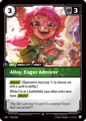 |RB03|[UNL-041/219](U) Allay, Eager Admirer