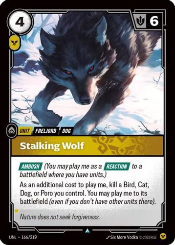|RB03|[UNL-166/219](U) Stalking Wolf