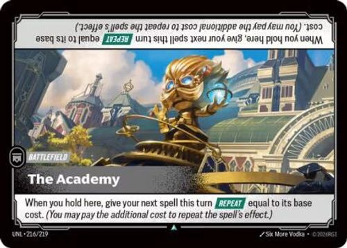 |RB03|[UNL-216/219](U) The Academy