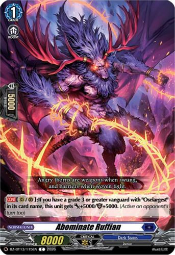 [DZ-BT13/115EN](C) Abominate Ruffian