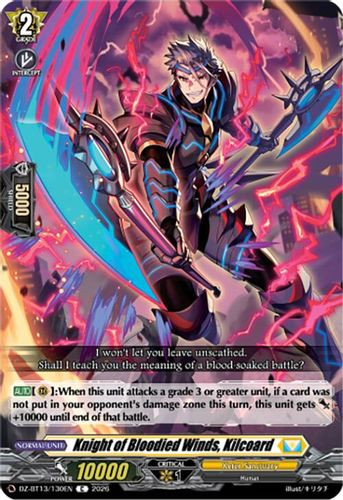 [DZ-BT13/130EN](C) Knight of Bloodied Winds, Kilcoard