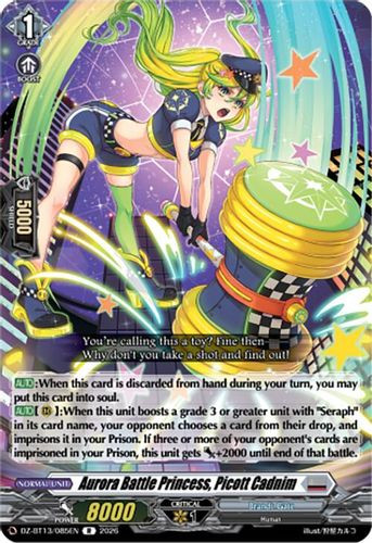 [DZ-BT13/085EN](R) Aurora Battle Princess, Picott Cadnim