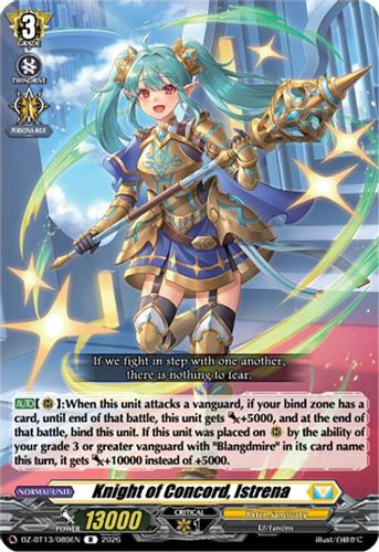 [DZ-BT13/089EN](R) Knight of Concord, Istrena