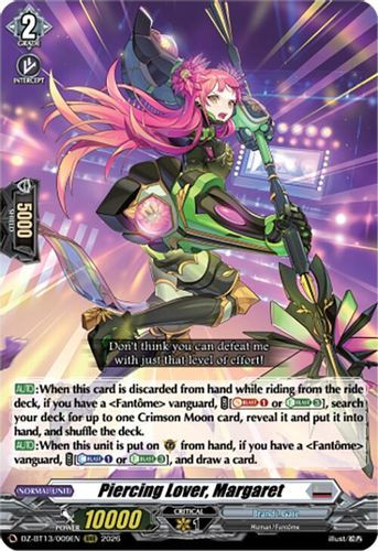 [DZ-BT13/009EN](RRR) Piercing Lover, Margaret