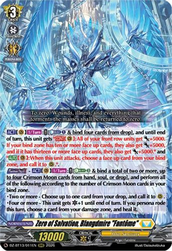 [DZ-BT13/011EN](RRR) Zero of Salvation, Blangdmire "Fantome"