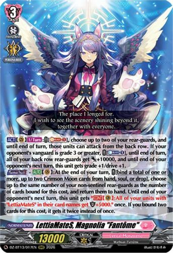[DZ-BT13/017EN](RRR) LettiaMateS, Magnolia "Fantome"