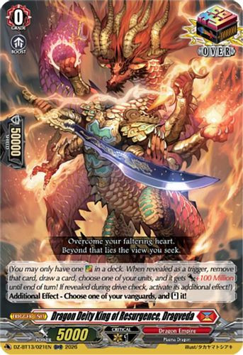 [DZ-BT13/021EN](ORR) Dragon Deity King of Resurgence, Dragveda