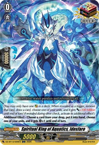 [DZ-BT13/029EN](ORR) Spiritual King of Aquatics, Idosfaro