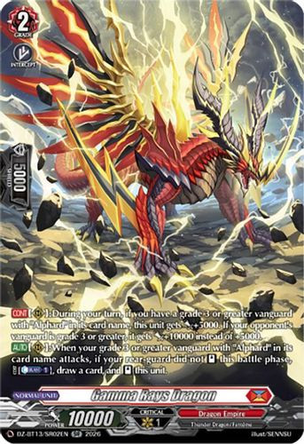 [DZ-BT13/SR02EN](SR) Gamma Rays Dragon (SR)