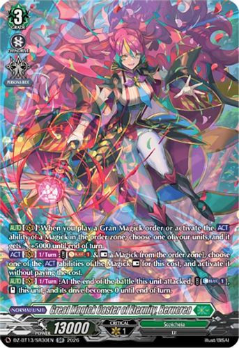 [DZ-BT13/SR30EN](SR) Great Magick Caster of Eternity, Berucrea (SR)