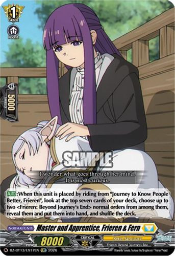 [DZ-BT13/EX17EN](EXC) Master and Apprentice, Frieren & Fern