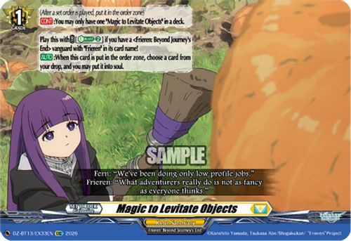 [DZ-BT13/EX33EN](EXC) Magic to Levitate Objects