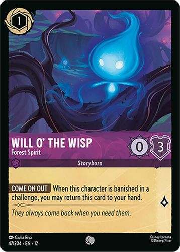 [LOR12-047/204](C) Will O' the Wisp - Forest Spirit