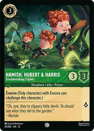 [LOR12-070/204](C) Hamish, Hubert & Harris - Troublemaking Triplets