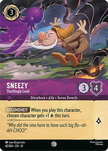 [LOR12-042/204](C) Sneezy - Startlingly Loud (Foil)