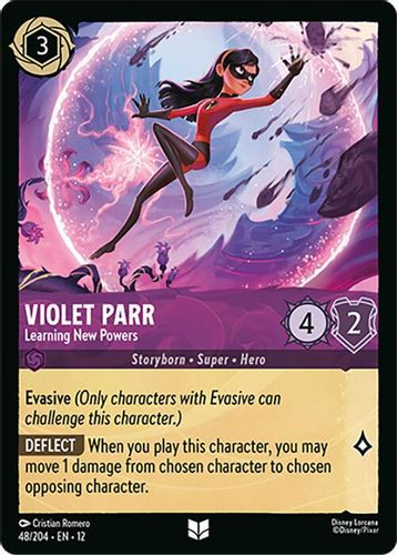 [LOR12-048/204](U) Violet Parr - Learning New Powers (Foil)
