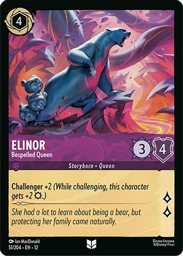 [LOR12-051/204](U) Elinor - Bespelled Queen (Foil)