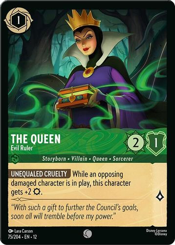 [LOR12-075/204](C) The Queen - Evil Ruler (Foil)