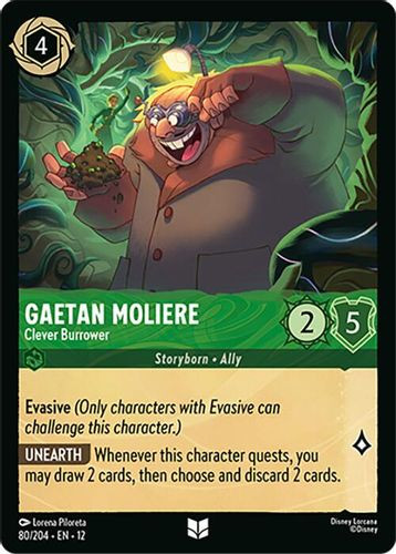 [LOR12-080/204](U) Gaetan Moliere - Clever Burrower (Foil)