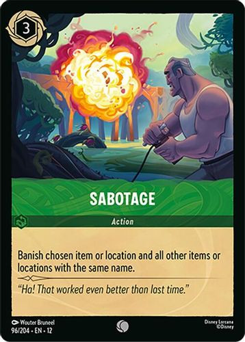 [LOR12-096/204](C) Sabotage (Foil)