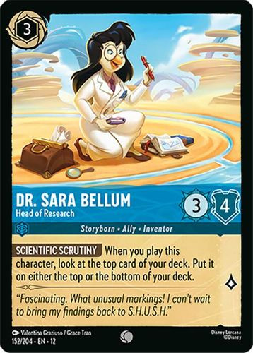 [LOR12-152/204](C) Dr. Sara Bellum - Head of Research (Foil)