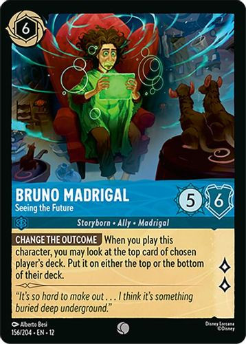 [LOR12-156/204](C) Bruno Madrigal - Seeing the Future (Foil)