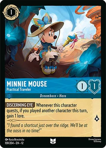 [LOR12-159/204](U) Minnie Mouse - Practical Traveler (Foil)