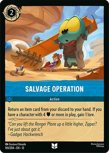[LOR12-165/204](U) Salvage Operation (Foil)