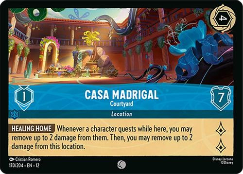 [LOR12-170/204](C) Casa Madrigal - Courtyard (Foil)