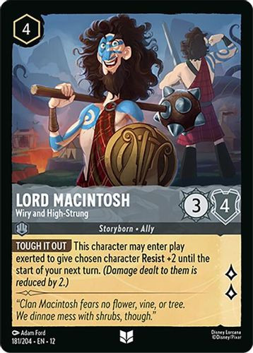 [LOR12-181/204](U) Lord Macintosh - Wiry and High-Strung (Foil)