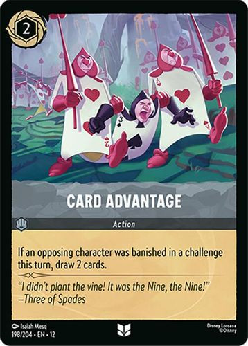 [LOR12-198/204](U) Card Advantage (Foil)