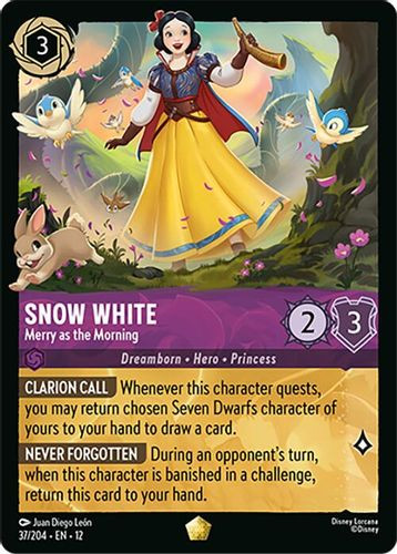 [LOR12-037/204](L) Snow White - Merry as the Morning