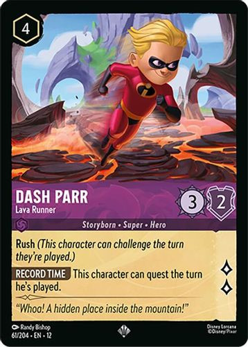 [LOR12-061/204](SR) Dash Parr - Lava Runner