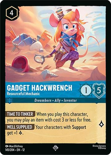 [LOR12-145/204](SR) Gadget Hackwrench - Resourceful Mechanic