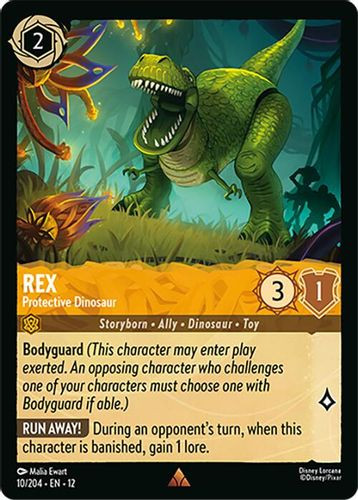 [LOR12-010/204](R) Rex - Protective Dinosaur (Foil)