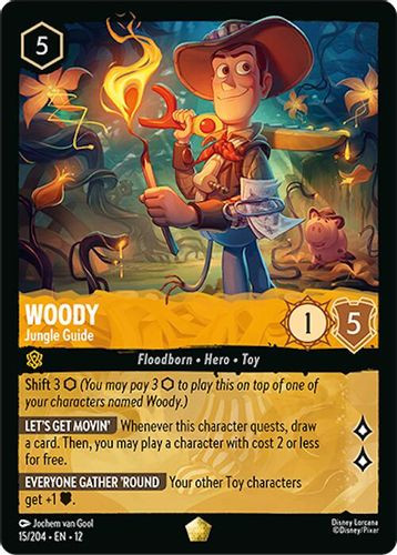 [LOR12-015/204](L) Woody - Jungle Guide (Foil)